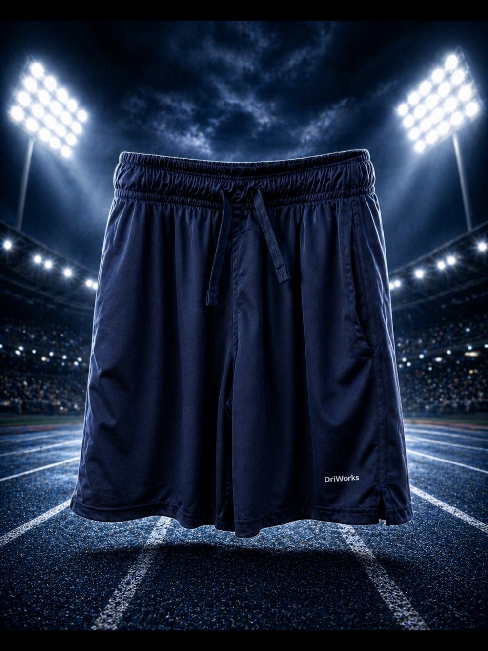 Athletic Works Navy Performance Shorts Large